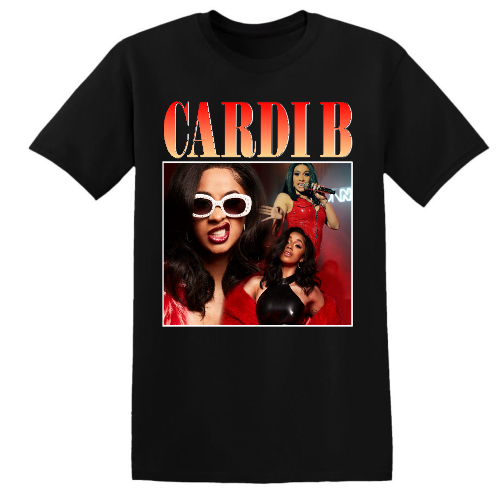 CARDI B RED MOCK